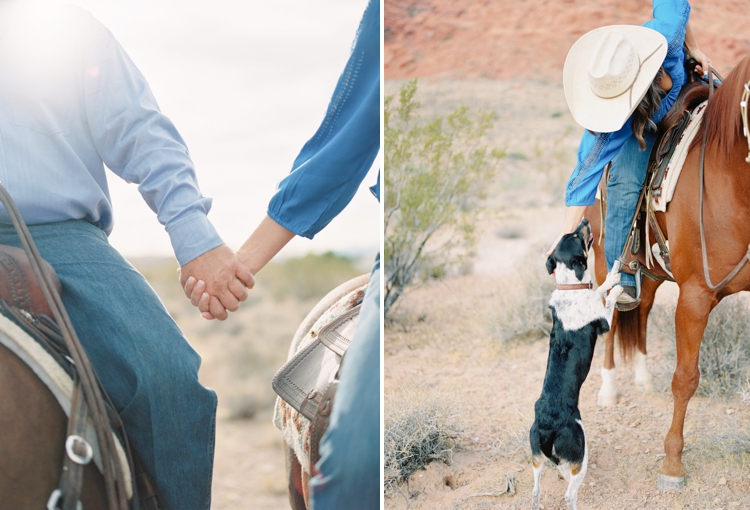 Justin and Beth Engagement NCHA Cutting Horse Red Rock Canyon Las Vegas Nevada Kirstie Marie Photography Fine Art Equine Photographer_0012