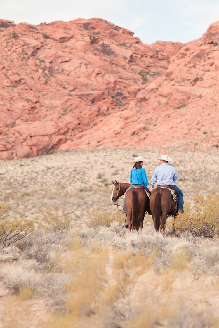 Justin and Beth Engagement NCHA Cutting Horse Red Rock Canyon Las Vegas Nevada Kirstie Marie Photography Fine Art Equine Photographer_0013