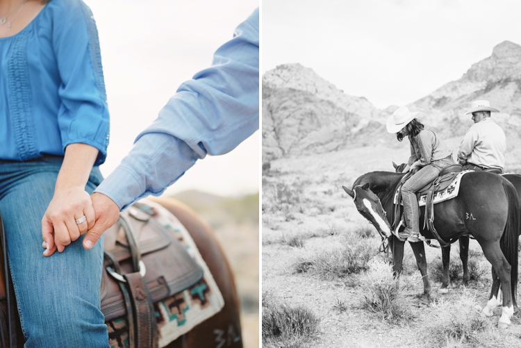 Justin and Beth Engagement NCHA Cutting Horse Red Rock Canyon Las Vegas Nevada Kirstie Marie Photography Fine Art Equine Photographer_0014