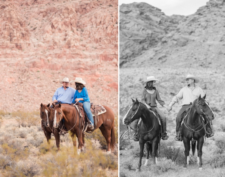 Justin and Beth Engagement NCHA Cutting Horse Red Rock Canyon Las Vegas Nevada Kirstie Marie Photography Fine Art Equine Photographer_0016