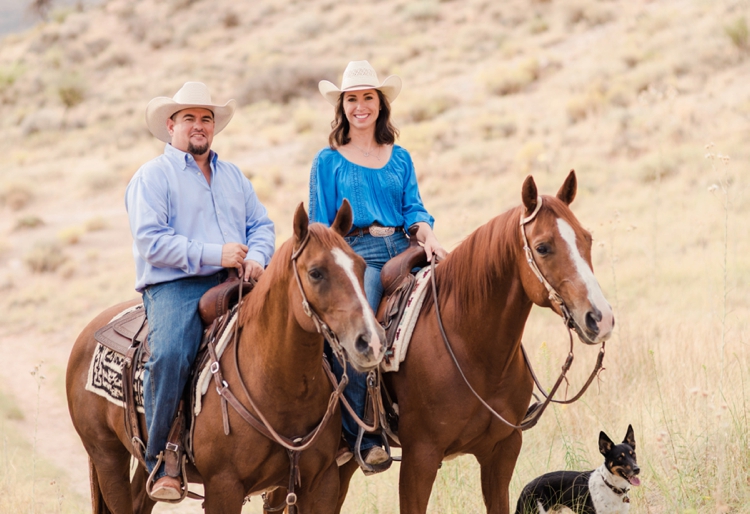 Justin and Beth Engagement NCHA Cutting Horse Red Rock Canyon Las Vegas Nevada Kirstie Marie Photography Fine Art Equine Photographer_0020