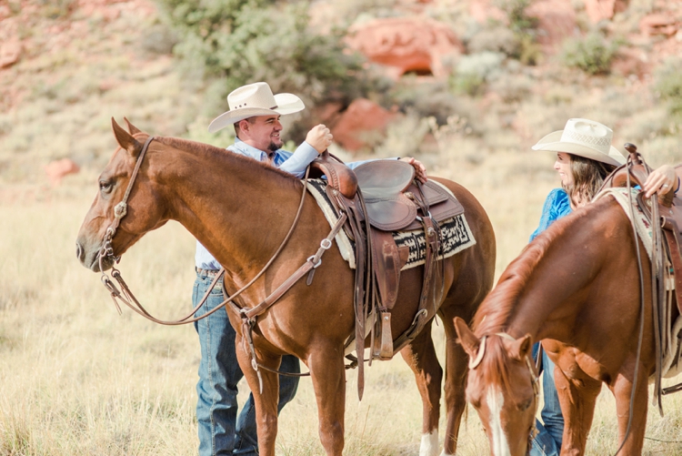 Justin and Beth Engagement NCHA Cutting Horse Red Rock Canyon Las Vegas Nevada Kirstie Marie Photography Fine Art Equine Photographer_0021